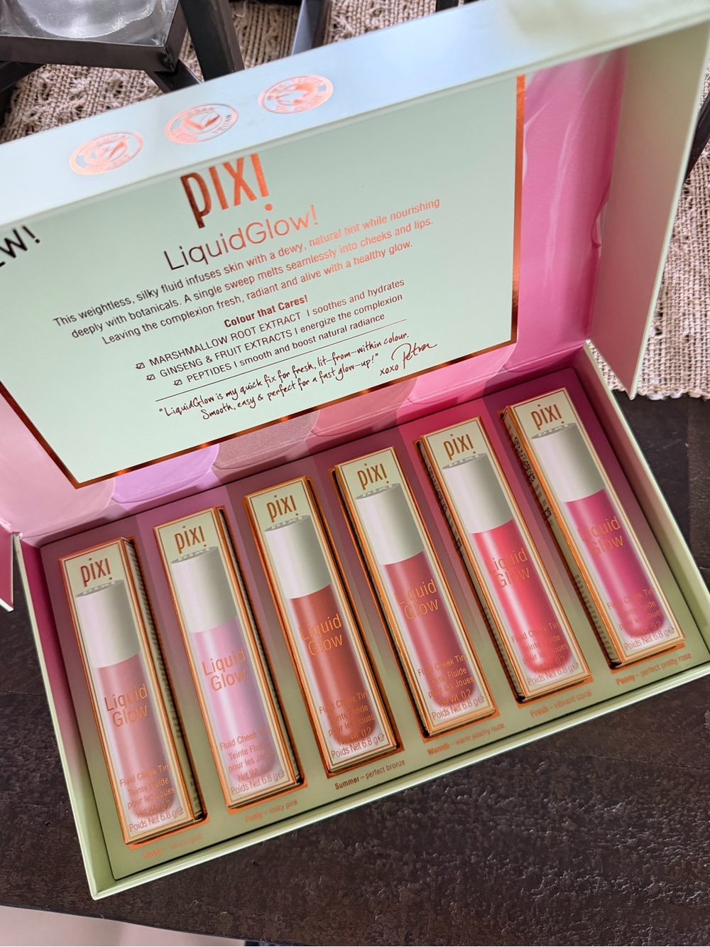 Pixi Beauty LiquidGlow Blush Set of 6